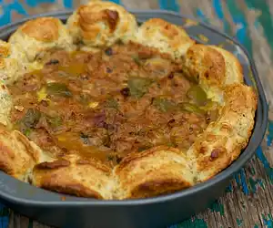 Sweet Italian Sausage Petal Pie