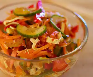 Korean Sweet-Sour Cucumber Salad