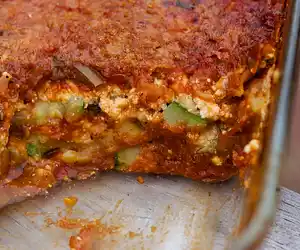 Baked & Herbed Zucchini & Ricotta