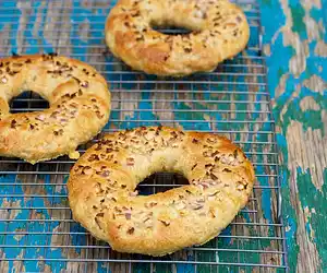 Bread Machine Onion Bagels