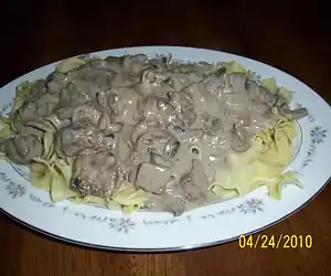 Mama Delilah's Beef Stroganoff