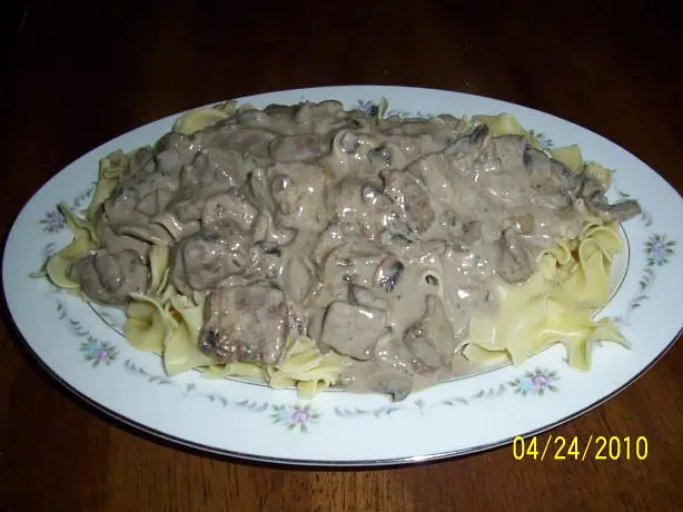Mama Delilah's Beef Stroganoff