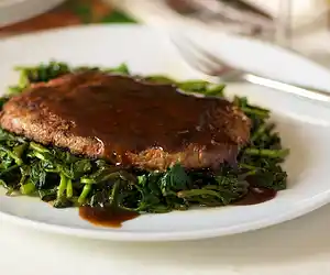 Asian Salisbury Steaks & Watercress