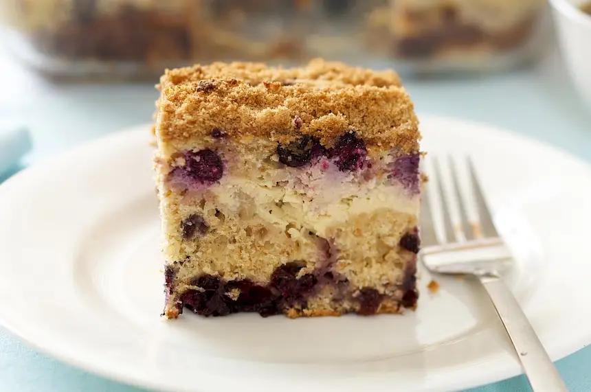 Blueberry Cream Cheese Coffeecake