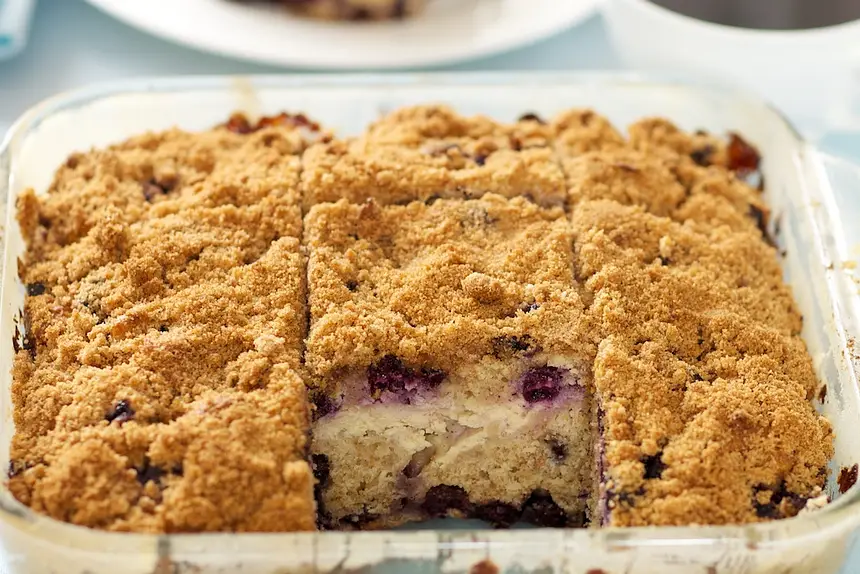 Blueberry Cream Cheese Coffeecake