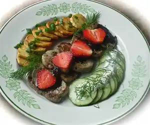 Five Spice Pork Tenderloin with Strawberry Balsamic Sauce