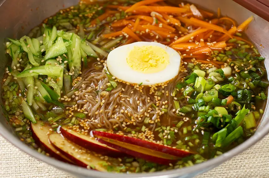 Korean Sweet & Sour Cold Noodles