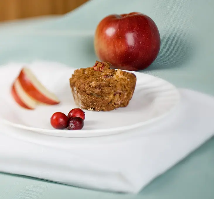 Apple & Cranberry Muffins (Low-fat)