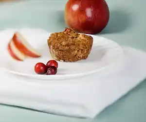 Apple & Cranberry Muffins (Low-fat)