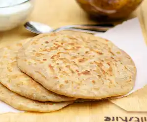 Indian Spiced Potato Stuffed Bread