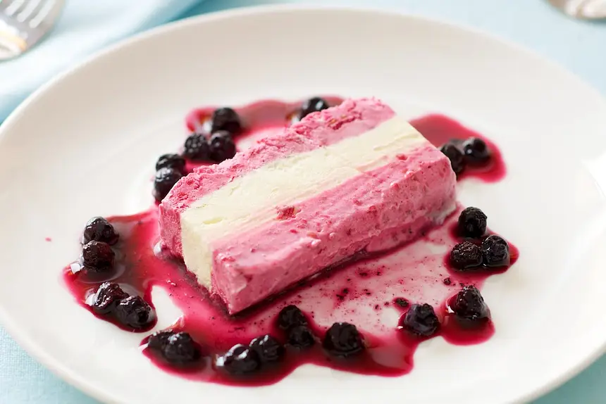 Raspberry & Vanilla Semifreddo 