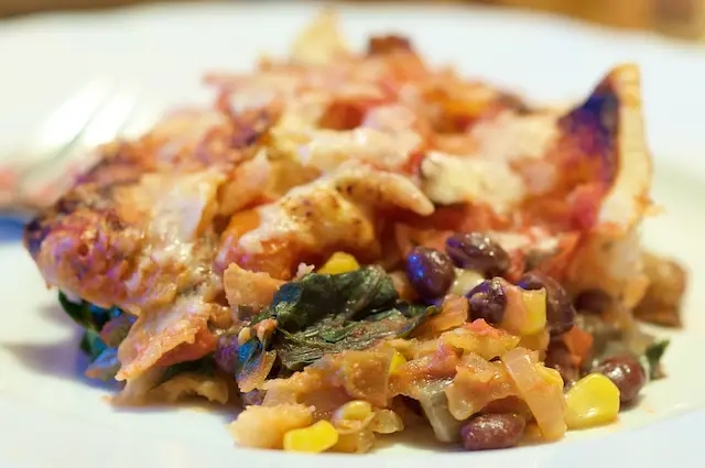 Black Bean Chilaquile