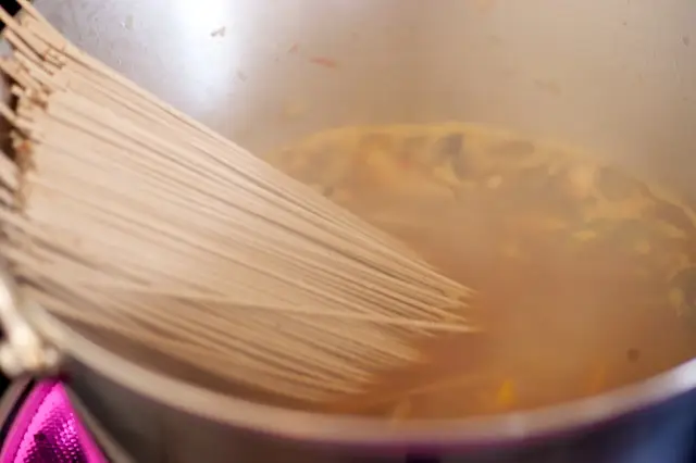 Add the noodles