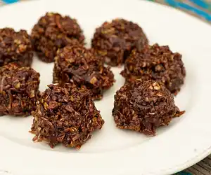 Chocolate No-Bake Oatmeal & Peanut Butter Cookies