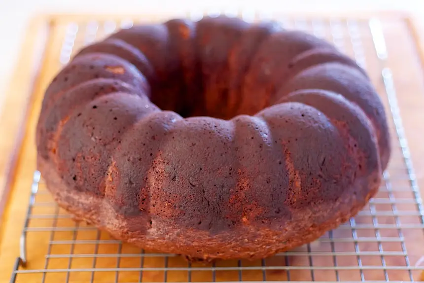 Super Moist Chocolate Zucchini Bundt Cake