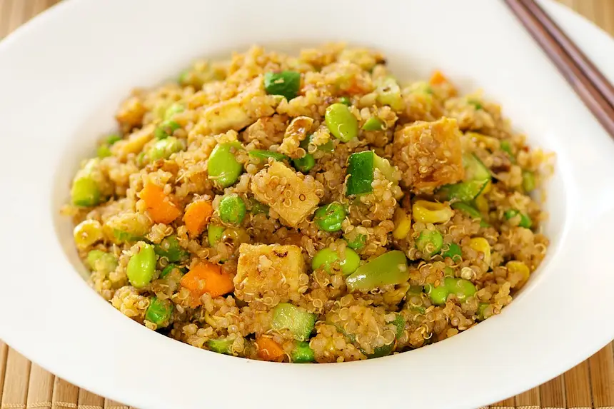 Chinese Quinoa & Edamame Salad