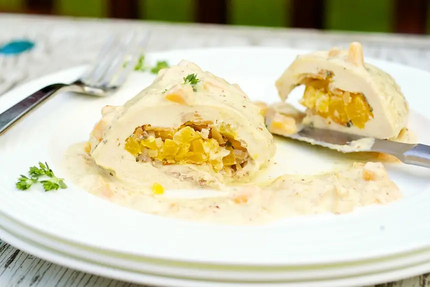 Apricot Stuffed Chicken Breasts