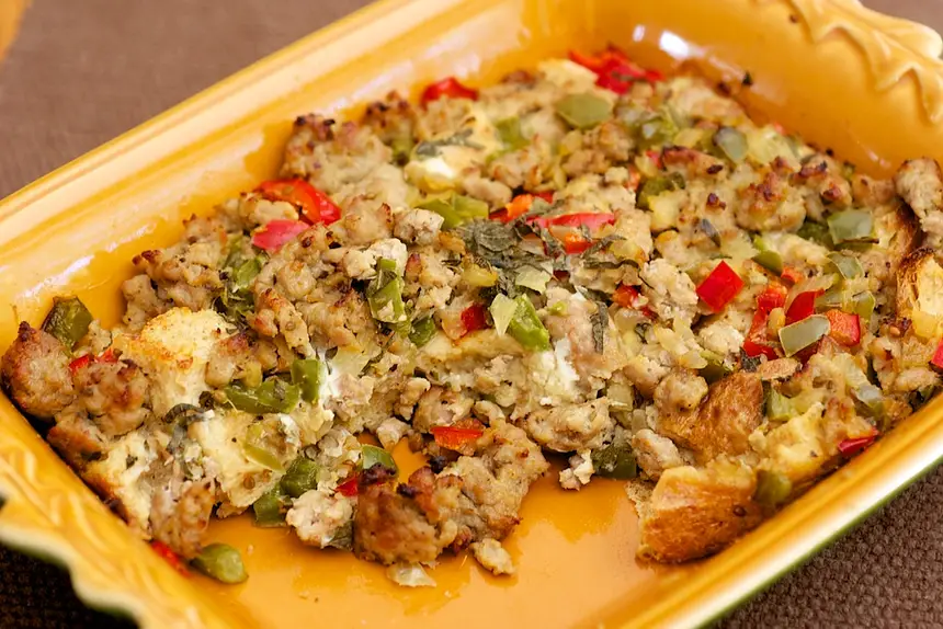 Egg & Sausage Strata