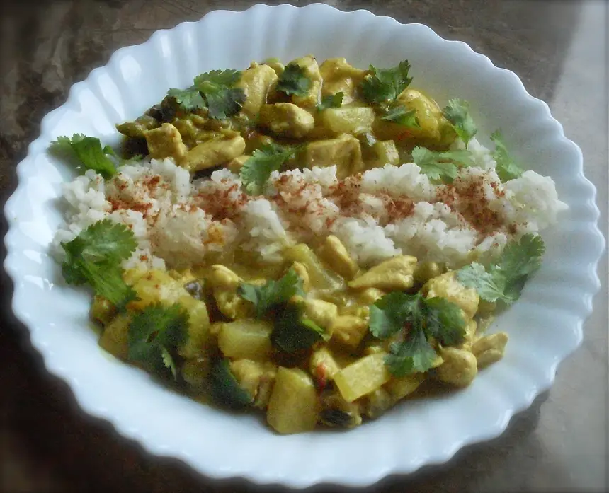 Thai Chicken Curry With Pineapple