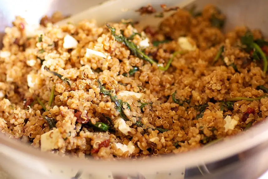 Transfer the spinach-hazelnut mixture 
