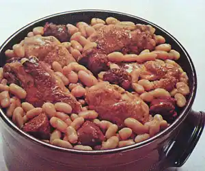 Algerian Chicken with Beans & Sausage
