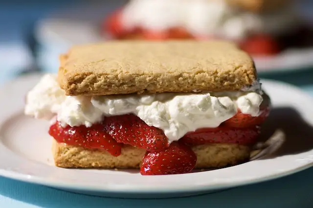 Whole Wheat Strawberry Shortcake