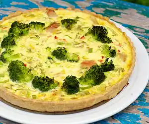 No Fuss Tuna Quiche