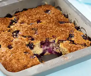 Family Favorite Blueberry Coffee Cake