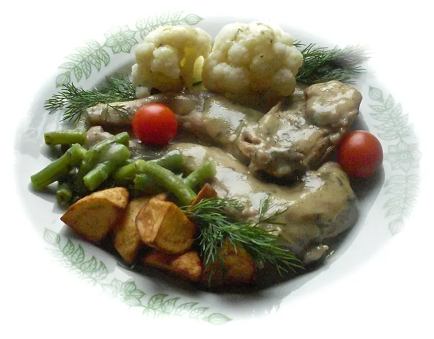Rabbit with Tarragon Sauce