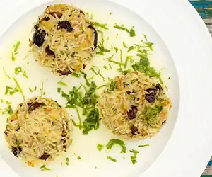 Cheesy Tuna Rice Muffins