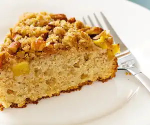 Peach Coffee Cake (Low Fat)