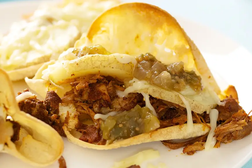 Pulled Pork Tacos with Tomatillo Salsa