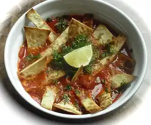 Sopa De Lima (Tomato, Lime, & Tortilla Soup)