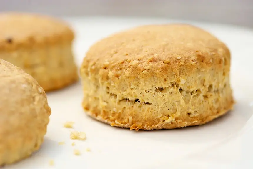 Oat Scones with Apple-Pear Butter