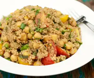 Tomato, Basil & Millet Salad