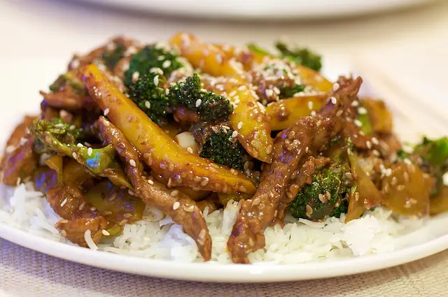 Chinese Spicy Sesame Beef Stir-Fry