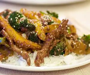 Chinese Spicy Sesame Beef Stir-Fry