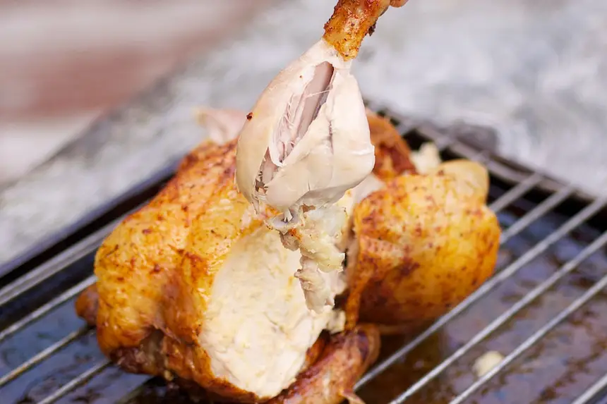 Excellent, the flesh simply falls off the bone,
