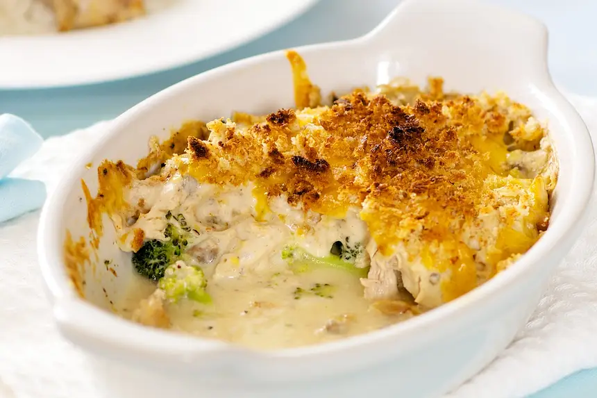 Curry Chicken Casserole for Two