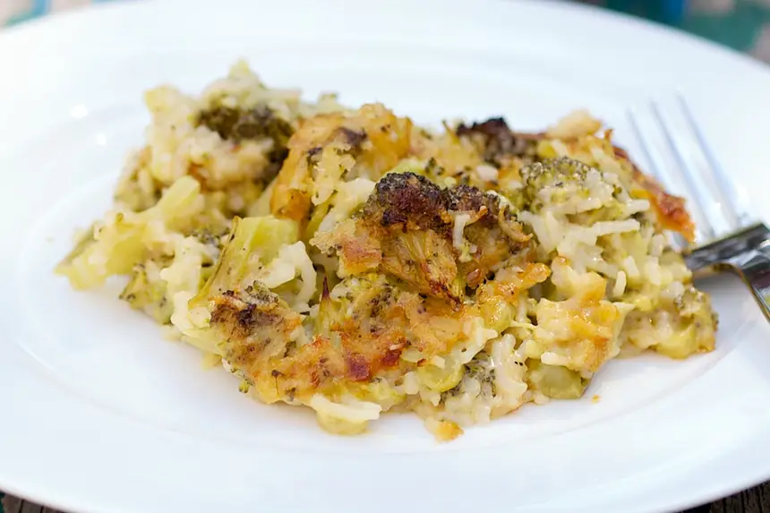Broccoli, Cheese & Rice Casserole