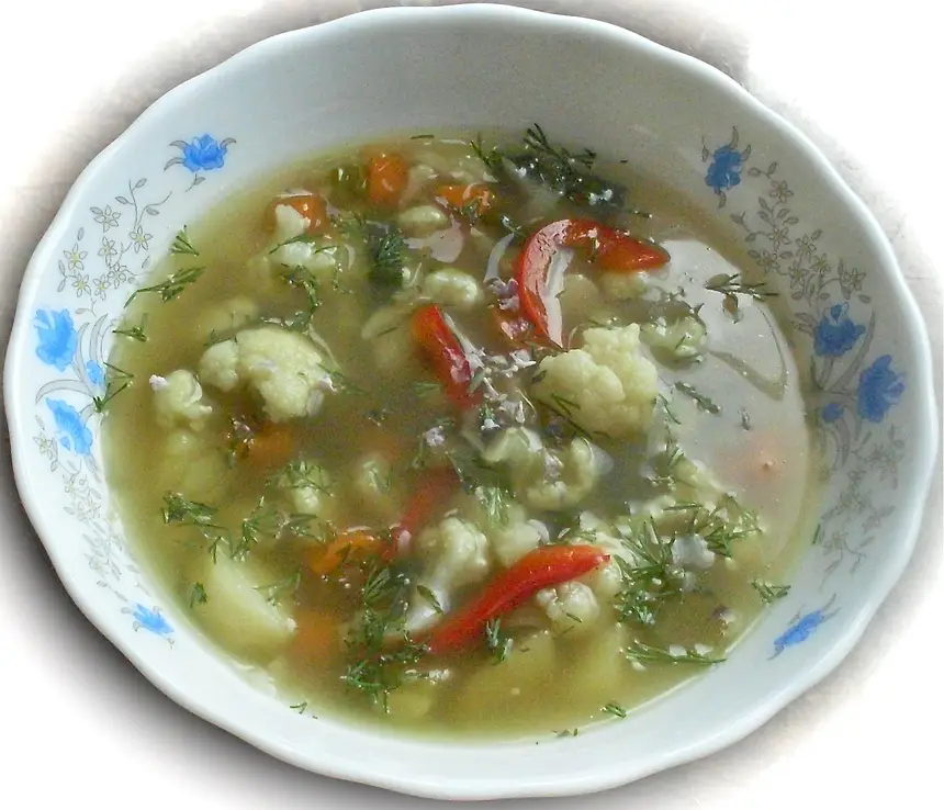 Cauliflower & Savory Soup