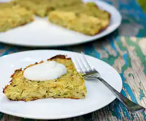Cheesy Crispy Potato & Zucchini Pancakes