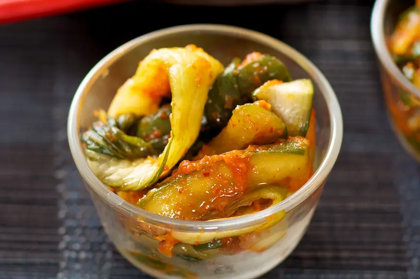 Easy Korean Cucumber & Bok Choy Kimchi