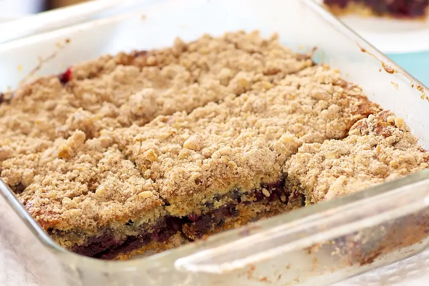 Cherry Crumb Coffee Cake