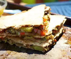 Yummy Broccoli & Mushroom Quesadillas