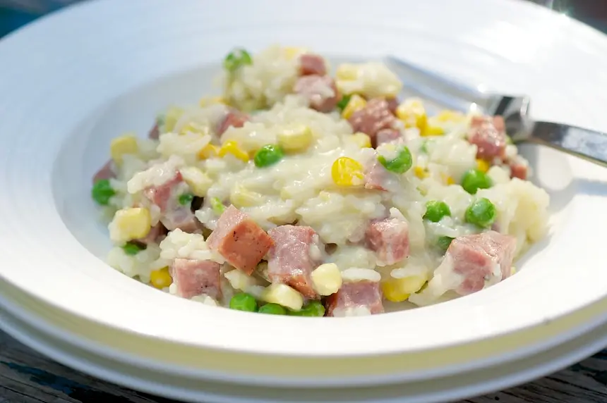Kielbasa Rice Skillet Dinner