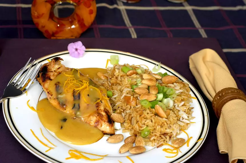 Chicken a la orange