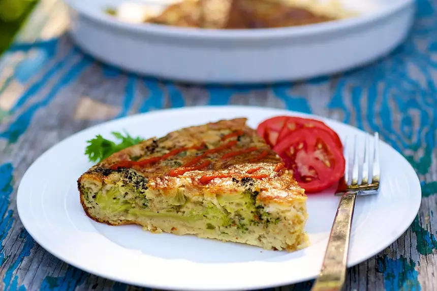 Impossible Garden Vegetable Pie