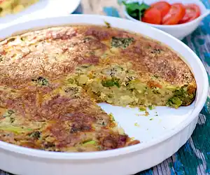 Impossible Garden Vegetable Pie