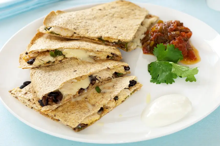 Chicken & Black Bean Quesadillas